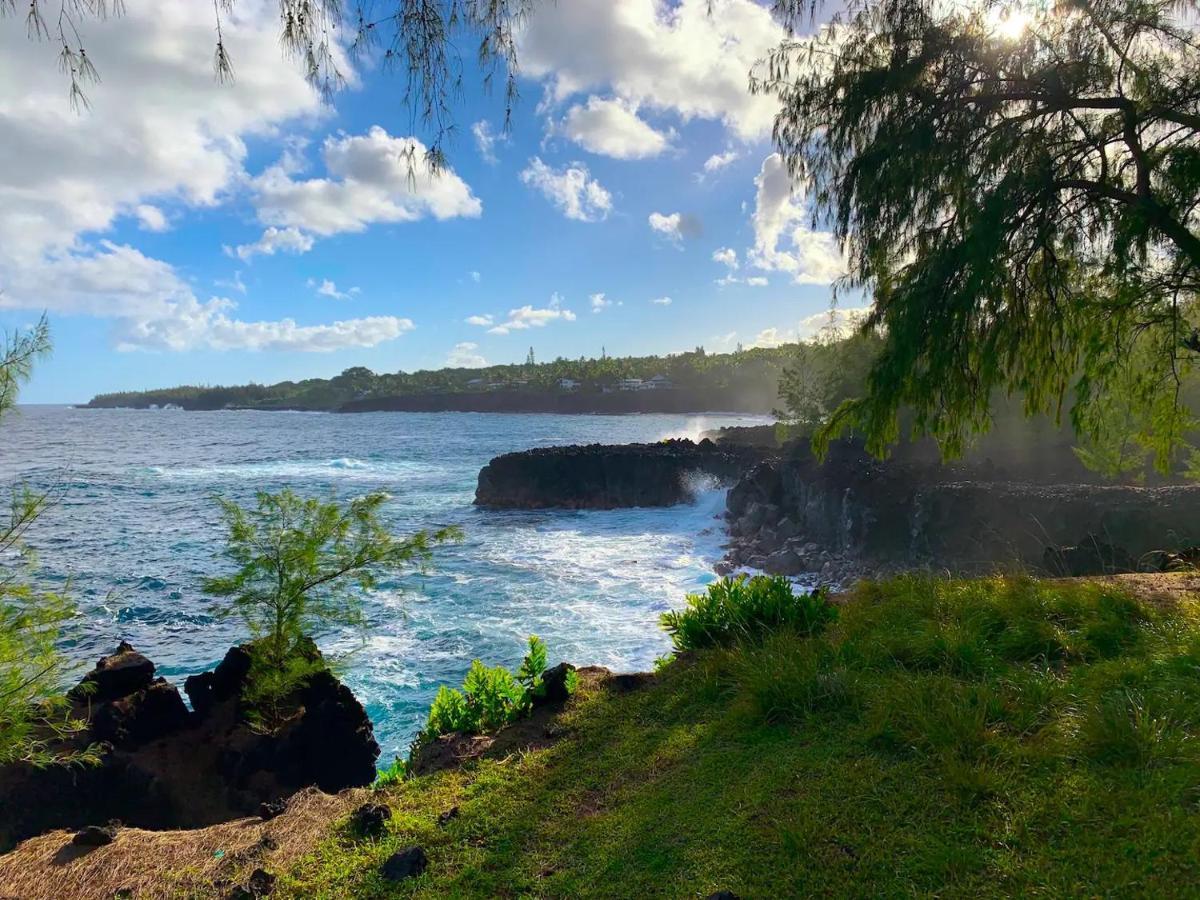 Seaside House And Aloha Bungalow Pahoa Bagian luar foto